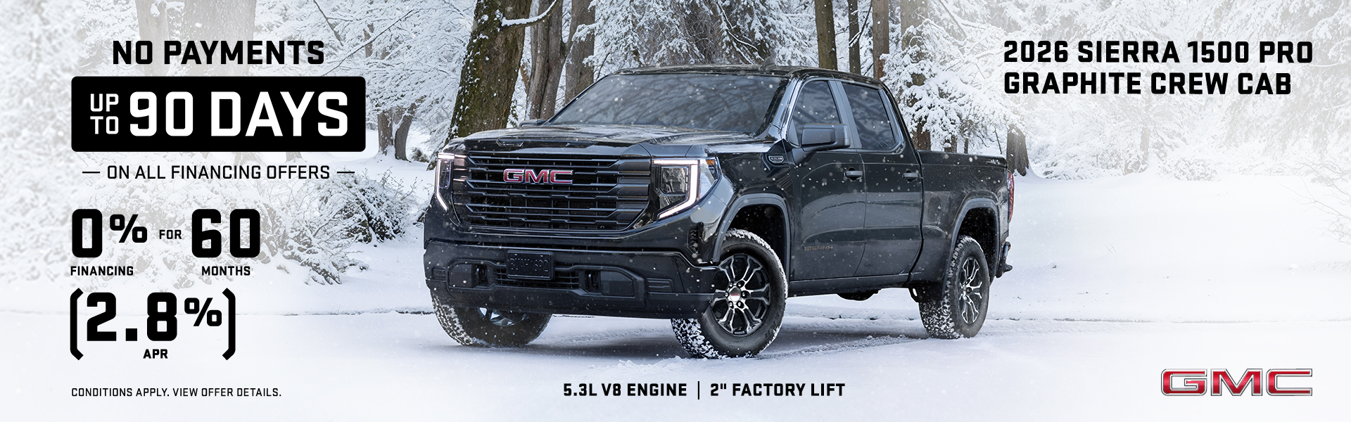 2026 GMC Sierra 1500 Pro Graphite Crew Cab