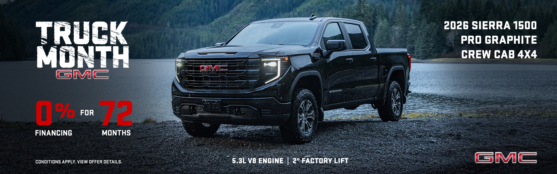 2026 GMC Sierra 1500 Pro Graphite Crew Cab 4×4