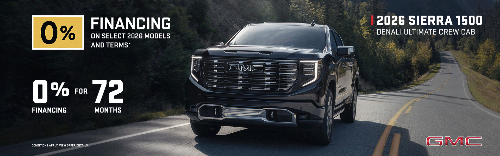 2026 GMC Sierra 1500 Denali Ultimate Crew Cab